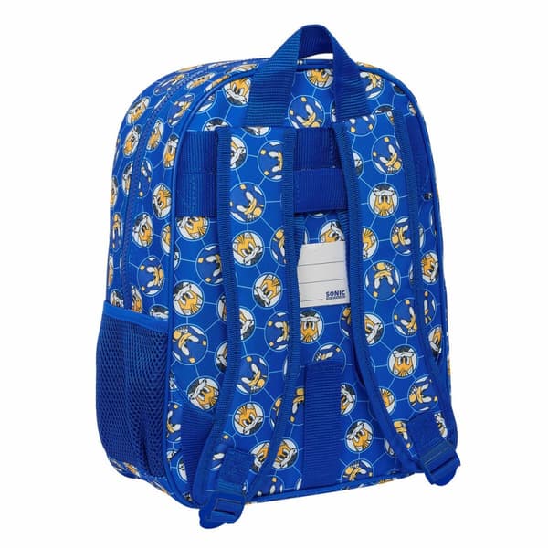 Koululaukku Sonic Prime Sininen 26 x 34 x 11 cm