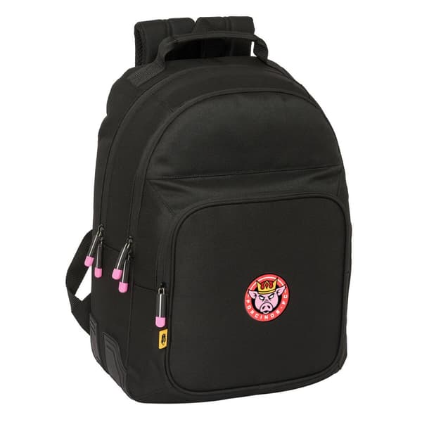 Koululaukku Kings League Porcinos Musta 32 x 42 x 15 cm