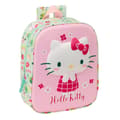 Pikkukuva 1 / 3: Koululaukku Hello Kitty Vihreä Pinkki 22 x 27 x 10 cm 3D
