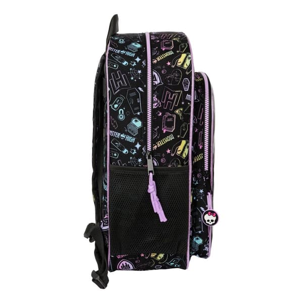 Koululaukku Monster High Musta 33 x 42 x 14 cm