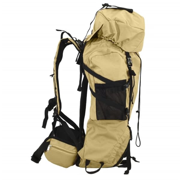 vidaXL Tursekk khaki 80 L oxfordstoff