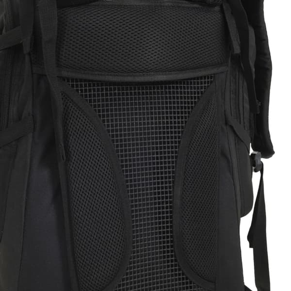 vidaXL Vandringsryggsäck svart 80 L oxford-tyg