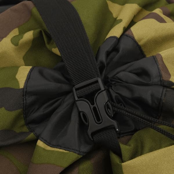 vidaXL vandretaske 80 l camouflage oxfordstof grøn