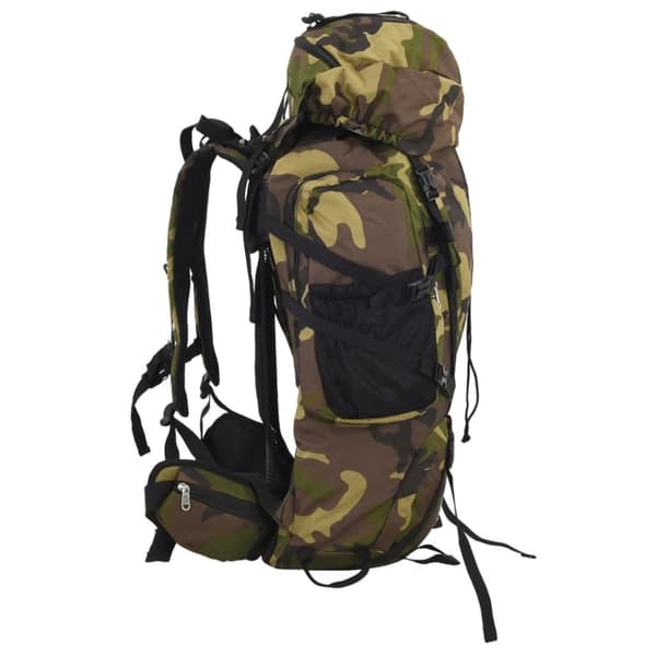 vidaXL vandretaske 80 l camouflage oxfordstof grøn