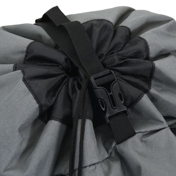 vidaXL Rinkka harmaa 80 l oxford kangas