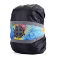 Miniatyrbilde 3 av 4: INF Reflekterende ryggsekk regntrekk for ryggsekker Black reflective logo