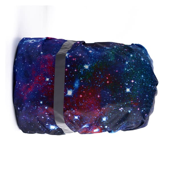 INF Vandtæt Rygsæk Regnslag med Refleksstribe Black starry sky