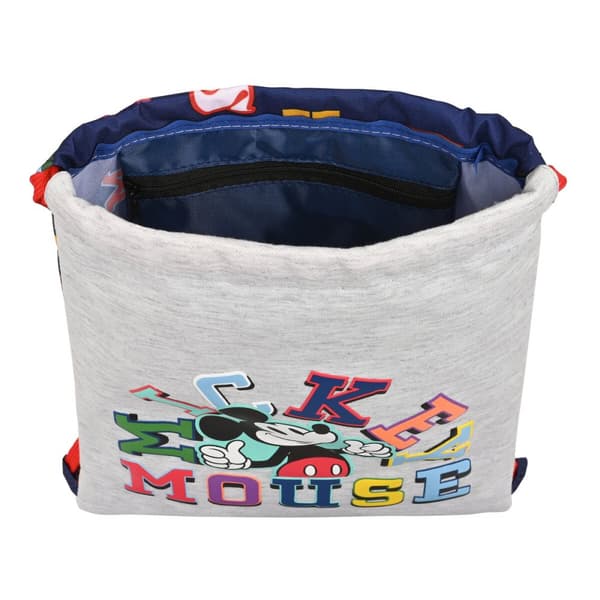 Skopåse med remmar Mickey Mouse Clubhouse Only one Marinblå 26 x 34 x 1 cm