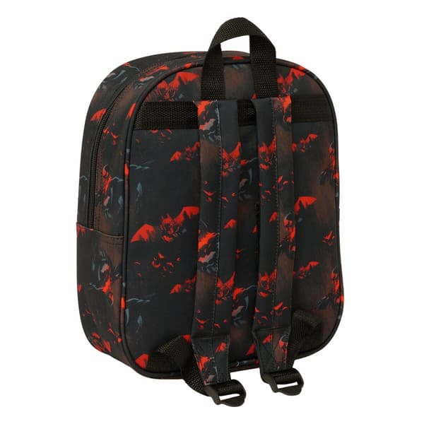 Skolebag Batman Svart 22 x 27 x 10 cm 3D
