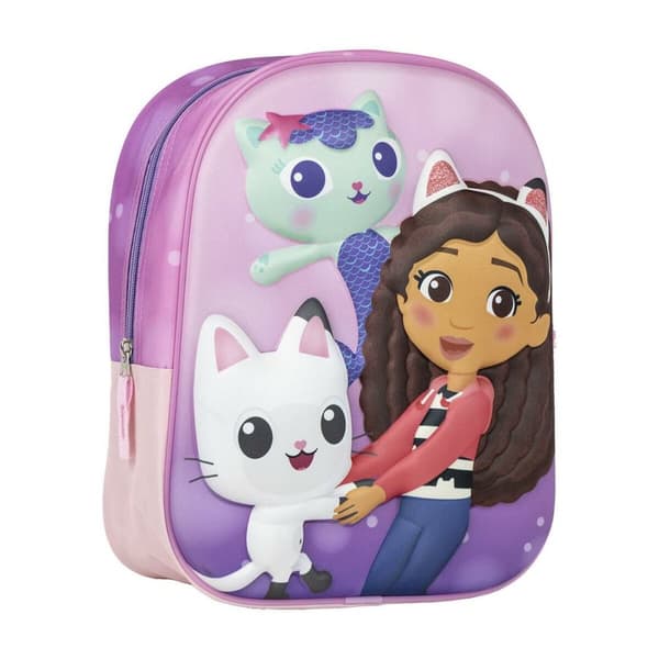 Skolebag Gabby's Dollhouse Rosa 25 x 31 x 10 cm