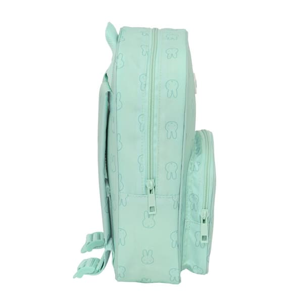Skolebag Miffy Menta Mint 20 x 28 x 8 cm