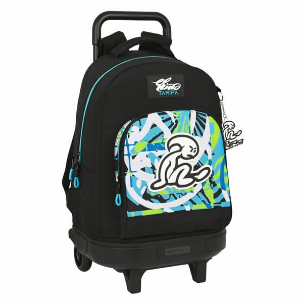 Skoleryggsekk med Hjul El Niño Green Bali 33 x 22 x 45 cm