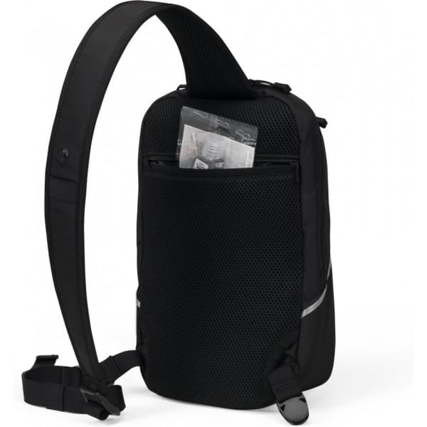 Dicota Sling Bag Reflective -axelväska, svart