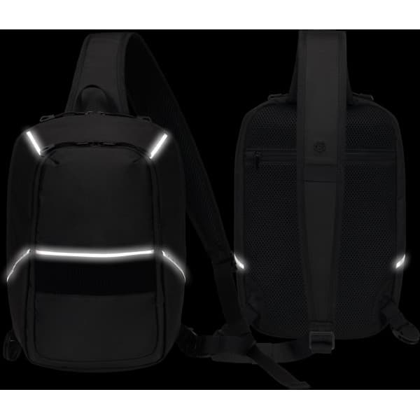 Dicota Sling Bag Reflective -axelväska, svart