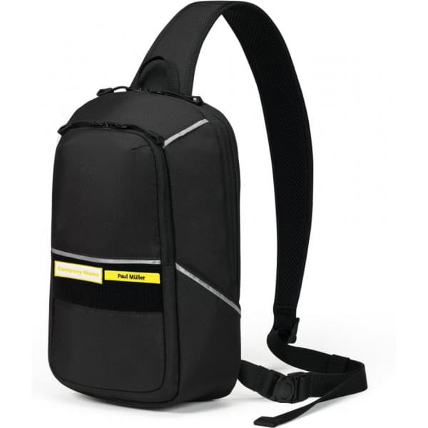 Dicota Sling Bag Reflective -axelväska, svart