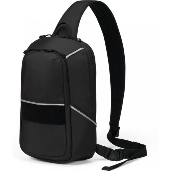 Dicota Sling Bag Reflective -axelväska, svart