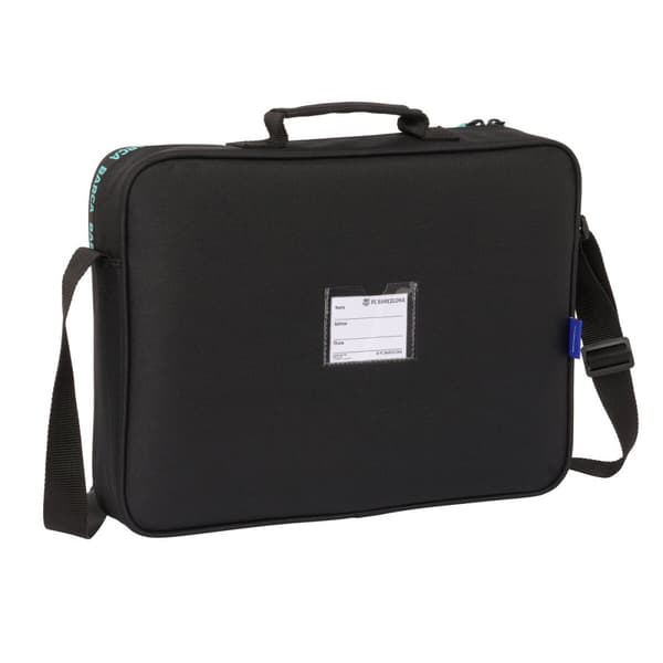 Skole skoletaske F.C. Barcelona Sort 38 x 28 x 6 cm