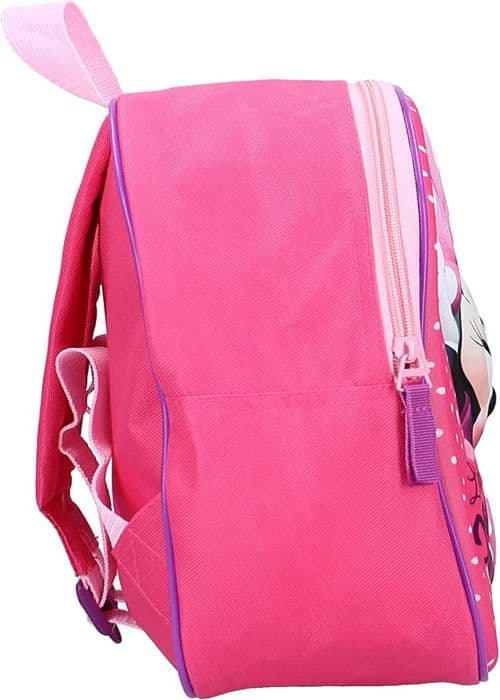 Barnryggsäck Skolväska för flickor Dagis Grundskola Minnie Mouse Marie Aristocat officiella tillbehör, 26x12x30cm, Rosa