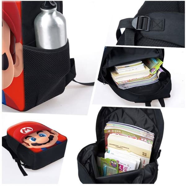 Skolväska Flickryggsäck Grundskola Pennfodral Pojkar Barn Lunchväska Tillbehör Födelsedagspresent, pack 3