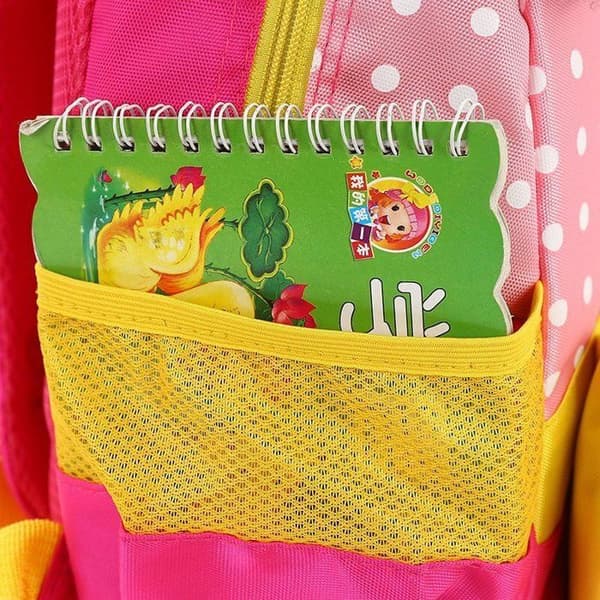 Barnryggsäck Flickor Skolväska Kindergarten Primär Minnie Mouse Marie Aristocat officiella tillbehör, 24x14x31cm, blå