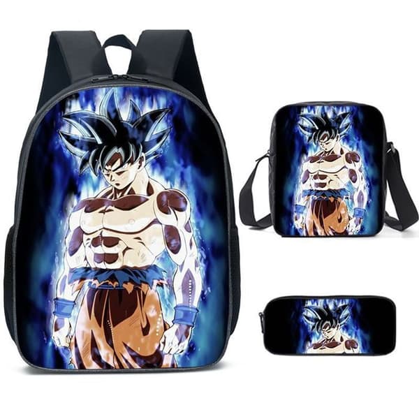 Barnryggsäck - DRAGON BALL Skolryggsäck - Reseryggsäck - Tecknad ryggsäck, 3st