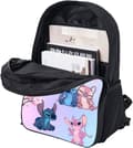 Miniatyrbild 3 av 6: Söt Anime Cartoon Ryggsäck Kawaii Skolväska Ryggsäck Lämplig för Casual School Travel Gift 17''