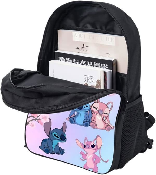Söt Anime Cartoon Ryggsäck Kawaii Skolväska Ryggsäck Lämplig för Casual School Travel Gift 17''
