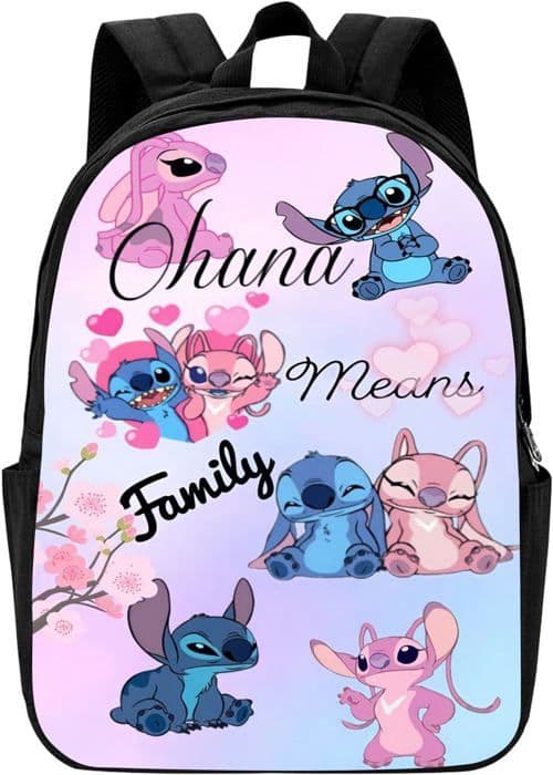 Söt Anime Cartoon Ryggsäck Kawaii Skolväska Ryggsäck Lämplig för Casual School Travel Gift 17''