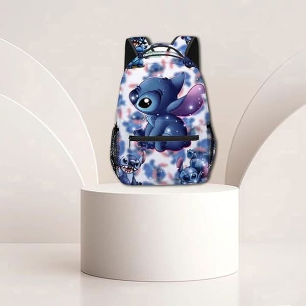 Stitch Cartoon Pattern Ryggsäckar för barn, skolväska, reseryggsäck, skolväska med stor kapacitet, bokväskor