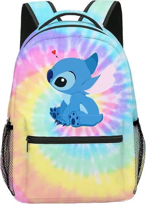 Cartoon Stitch Mönster Ryggsäckar för barn Skolväska Reseryggsäck Stor kapacitet Skolväska Bokväskor