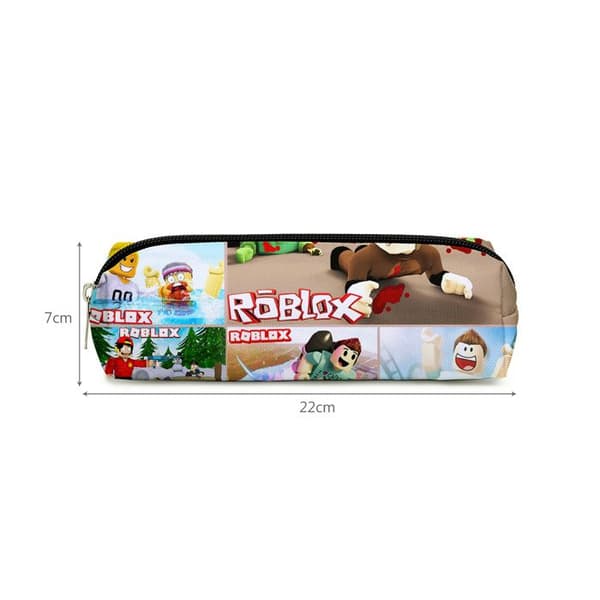 ROBLOX skol- och reseryggsäck och pennfodral för pojkar och flickor, 40 cm, blå, en storlek