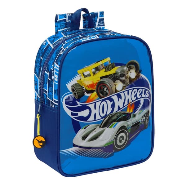 Barnebag Hot Wheels Sonny Marineblå 22 x 27 x 10 cm