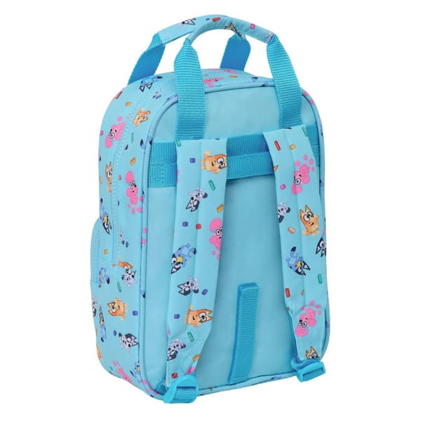 Skolebag Bluey Himmelblå 20 x 28 x 8 cm