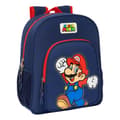 Miniatyrbilde 1 av 3: Skolebag Super Mario World Marineblå 32 x 38 x 12 cm
