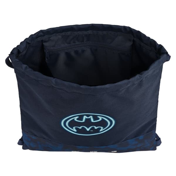 Skopåse med remmar Batman Legendary Marinblå 35 x 40 x 1 cm