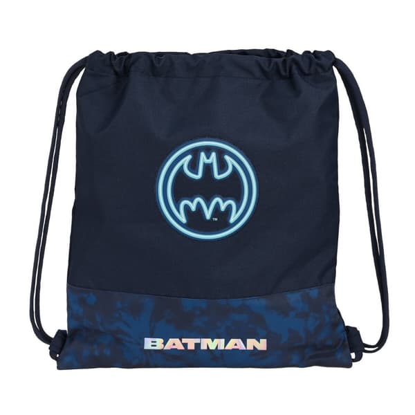 Skopåse med remmar Batman Legendary Marinblå 35 x 40 x 1 cm