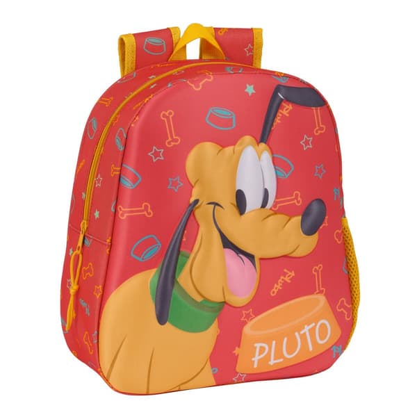 3D Barnebag Clásicos Disney Pluto Oransje 27 x 33 x 10 cm