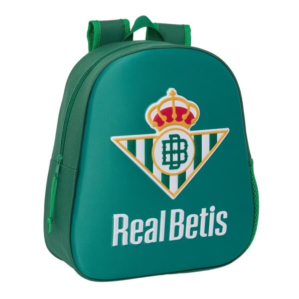 3D Skolebag Real Betis Balompié Grønn 27 x 33 x 10 cm