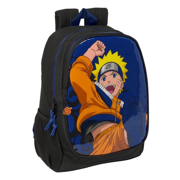 Skoletaske Naruto Ninja Blå Sort 32 x 44 x 16 cm