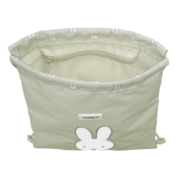 Ryggsekk med Stringer Miffy Niebla Grå 26 x 34 x 1 cm