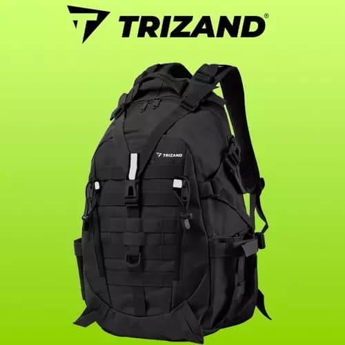 Sort Trizand 20534 militær-/turistryggsekk