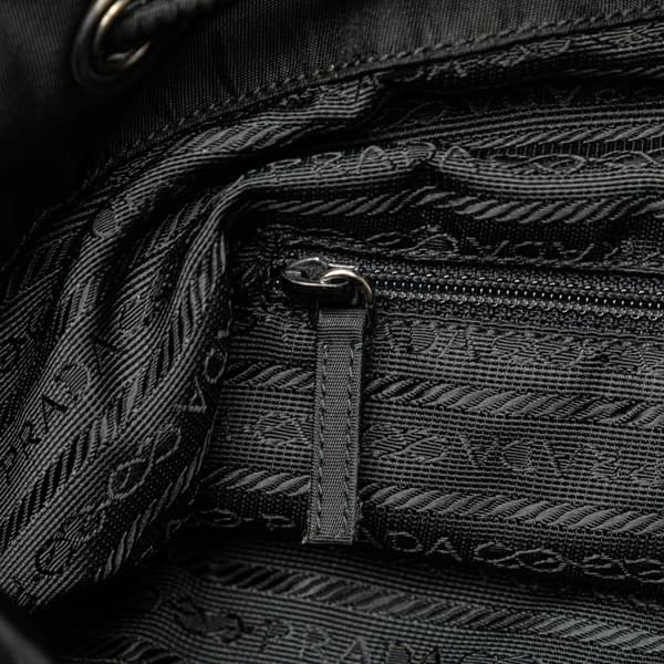 Pre-owned Prada Tessuto Backpack Black