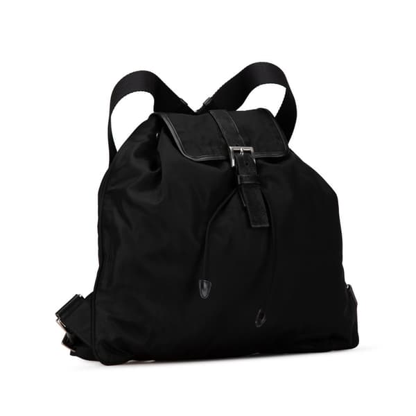 Pre-owned Prada Tessuto Backpack Black
