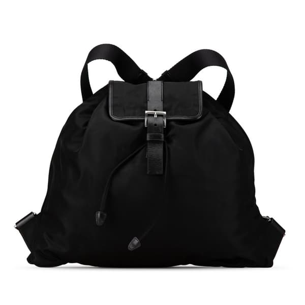 Pre-owned Prada Tessuto Backpack Black