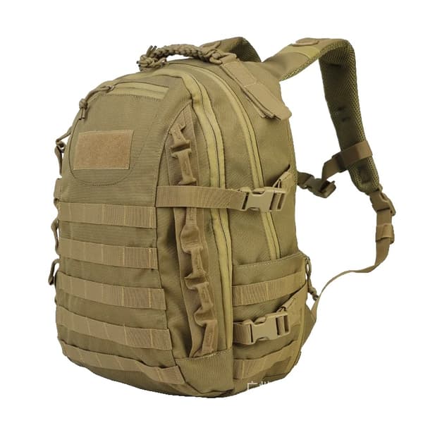 Militær Taktisk Rygsæk, 35L Kapacitet, Vandtæt Design,Brun