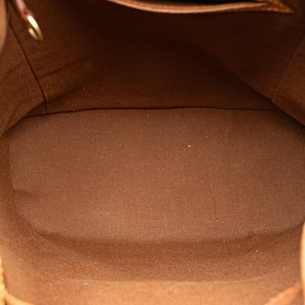 Pre-owned Louis Vuitton Monogram Montsouris MM Brown