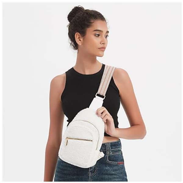 INF Justerbar Fluffy Chest Bag