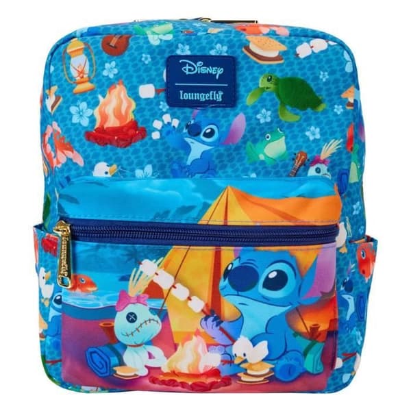 DISNEY BY LOUNGEFLY MINI LILO AND STITCH CAMPING CUTIES AOP RYGGSÄCK