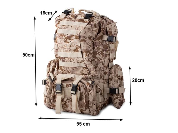 Militärväska / Ryggsäck - 48,5L