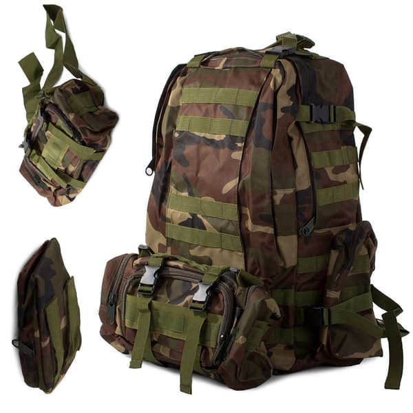 Militärväska / Ryggsäck - 48,5L
